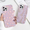 Mobiltelefonfodral Fashion Leopard Print Telefonfodral för iPhone 10 11 12 13 14 Pro XS Max Mini XR SE3 2022 SE2 8 7 6 6S Plus Soft Silicone TPU Coque L230731