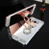 Samsung S20 S21 S22 S23 Plus Ultra + Fe A 71 51 73 52 72 Note 20 Case Luxury Mirror Diamond Bling Bling Holder Cover L230731