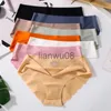 Panties 4 PCSLot Seamless Panties for Women Plain Panties Slip Silk Female Underwear Soft Thin Light Panti Culotte Femme Underpants New x0802