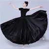 Vêtements de scène 360 degrés danse jupe équipe Performance danse du ventre Costumes pour femmes grande balançoire Satin soie gitane espagnol Flamenco