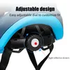 Helme Fahrradhelme BATFOX MTB-Helm Integralhelm für Kinder Abnehmbare Kinderradfahren Offroad-Outdoor-Sport-Fahrradhelme Knieschoner-Set
