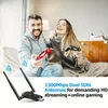 Boost Your PC's WiFi with the L-Link 1300Mbps Dual Antenna USB Adapter - Compatible with Windows, Mac & Linux!