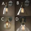 Lampy ścienne Retro Industrial Wind Glass Lampa Brązowa przezroczysta przezroczysty poszycie LB12521 LED Nowoczesne światło