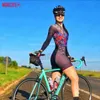 Cykeltröja sätter MLC Cycling Jumpsuit Bicycle Triathlon Monkey Riding Wear Women's Outdoor Cycling Jersey Riding Set Roupa Ciclismo 230801