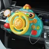 Novità Giochi Baby Electric Simulate Driving Car Copilot Volante Passeggino educativo precoce Guida Giocattoli musicali per 0-36 mesi Toddler 230802