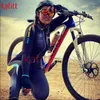 Ensembles de course Kafirobe Combinaison moulante pour femme Combinaison de cyclisme en plein air Personnalisation de la route