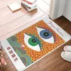 Teppiche Eyes Yayoi Kusama Abstrakte Kunst Fußmatte, rutschfest, für Badezimmer, Küche, WC, Wohnzimmer, Willkommensteppich, Fußpolster, 40–60 cm