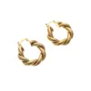 Stud Earrings Gold Color Basket Ethiopian Fashion Jewelry Indonesia Nigeria Congo Arab For Women