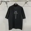 Camisetas para hombre, camiseta de lujo de alta calidad para hombre, camiseta holgada informal, camiseta Harajuku, ropa informal estilo Hip Hop, camiseta de gran tamaño