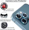 Mobiele telefoon hoesjes Diamond Camera Lens Protector Case voor iPhone 12 11 13 Pro Max Gehard glas hoesjes voor I Phone 12 Mini 13Pro Cover Accessoires L230731