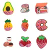 Shoe Parts Accessories Donut Charms For Boys Kids Teens Girls Pvc Clog Pins Cute Pack Decoration Slides Sandals Bracelet Wristband Dro Otnwu