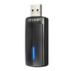 Edup USB 3.0 WiFi 6 Adapter AX 70866.14inch802.11ax 5.8GHz/2.4GHz MU-MIMO LOCILED ADAPTER لدعم الألعاب لنظام التشغيل Windows 7/8.1/10/11