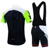 Велосипедные майки набор Pro Cycling Jersey Set Men Bib Shorts велосипедные с коротким рукавом велосипедный велосипед Maillot Ciclismo Hombre Black Set для MTB 230801