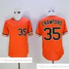 Vintage Movie Baseball Wears Jersey 35 Brandon Crawford 36 Gaylord Perry 40 Madison Bumgarner Willie McCovey Johnny Cueto 1962 Blank Jerseys Men Women Size S--XXXL