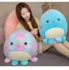 Squish Octopus Cuscino Cuscino Ciondolo Peluche Ripiene Cuscino Giocattolo Morbido Mare Animale Divano Decorazioni per la casa Animale creativo Bambola Bambini Regali per bambini LT0120