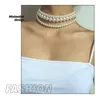 Choker vintage Collier Perle Collar de Perlas Gargantillas Mujer Pegadas Al Cuello Chocker Layed Pearl Necklace för kvinnor