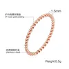 Cluster-Ringe 2023 Trendy Knuckle Rope String Edelstahl Ehering für Frauen Mädchen Stapeln Schmuck Geschenk