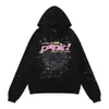 24ss New Spider Sweat à capuche rose Purple Young Thug Hoodie Sp5der Tracksuit Femme Femmes Sweetshirt Sweat-shirt 555 Sweet Sweat Sweet Sweat 555