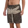 Herenshorts Zomerstrandzwempak Sneldrogend Zwemkleding Dragonfly Met Vlekken Cirkel Ster Heren Ademend Mannelijk