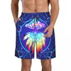 Shorts pour hommes Beach Short Swim Magic Mushrooms Over Sacred Geometry Surf Sport Board Maillots de bain