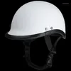 Capacetes de motocicleta Retro Capacete Marrom Vintage Motociclista Soldado Casco De Moto Bicicleta Acessórios Equipamento Homem 105