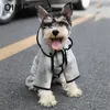 Dog Apparel OIMG Four Corners All-inclusive Clothing Teddy Schnauzer Pomeranian Pet Waterproof Thin Small Dogs Transparent Raincoat