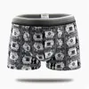 Mutande 10 pz / lotto Bella Cartoon Stampa Uomo Boxer Homme Moda Biancheria Intima di Seta Uomo Confortevole Morbido Mutandine Maschili Traspiranti 230802