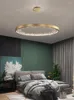 Chandeliers Modern Led Ceiling Chandelier For Living Room Crystal Hanging Lamp Luxury Home Decor Indoor Lighting Circle Rings Bedroom Lustre