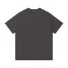 Camiseta masculina de manga curta 100% algodão, gola redonda, roupas da moda de verão, camiseta estampada