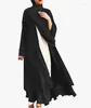 Ethnische Kleidung Abayas Muslimisches Kleid für Frauen Langarm Islamische Abaya Eid Dubai Kaftan Kleider Naher Osten Gebet Chiffon Robe mit Schal