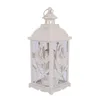 Veilleuses en fer forgé fenêtre moulage verre coupe-vent lampe de Table mariage jardin décoration de la maison suspendus