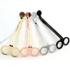 Stainless Scissors Steel Snuffers Candle Wick Trimmer Rose Gold Candle Scissors Cutter Candle Wick Trimmer Oil Lamp Trim scissor Cutter FY4380 JY18