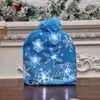 Fournitures décoratives de Noël enfants adultes tricoté chapeau de Noël casquettes émettant de la lumière colorée haut de gamme chapeau de Noël pour personnes âgées