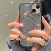 Mobiltelefonfodral för iPhone 14 Pro Luxury Fullt Glitter Diamond Phone Case för iPhone 14 13 12 11 Pro Max 14 Plus Lens Protective Back Cover L230731