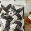 Set di biancheria da letto Kuup Cartoon Set Luxury Soft Queen Size Comforter Set di lenzuola con angoli Biancheria da letto 220 240 Nordic Cover 230801