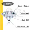 Rts Hiphop Fashion Jewelry Star Design 15mm Wide Gra Moissanite Diamond Catena a maglie cubane per Rapper da uomo