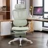 كرسي مكتب شبكية مريح مع مسند ذراع قابل للتعديل ثنائي الأبعاد ، كرسي كمبيوتر المكتب العالي ، الأخضر