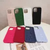 Cell Phone Cases Cute 3D Bear Liquid Silicone Phone Case for iPhone 12 Pro 11 13 Pro 14 Pro Max 14 Plus Candy Color Soft Shoclroof Cover Bumper L230731