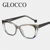 Lunettes de soleil Vintage Luxury Cat Eye Gradient Color Computer Eyewear Trend Brand Designer Lunettes de lecture pour femmes Anti Blue Light 2 3 5.5