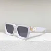 2023 New luxury designer Family L's white millionaire 96006 board ins personality Sunglasses men's net red sunglasses women Z1165