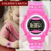 Children's watches Children Waterproof Electronic Watches Led Digital Sport Watches Round Dial Silicone Strap Wristwatches Boys Girls Gift Relogio 230802