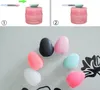 Makeup Borstes 6st Soft Silicone Lip Balms Mask Brush With Sucker Dust Cover Lipstick Cosmetic Storage Box