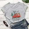 Dames T-shirts Prachtige tijd van het jaar Kerst Katoen Vrouwen Shirt Unisex Winter Grappig Casual Korte mouw Top Gift Tee