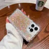 Cell Phone Cases Luxury Glitter Epoxy Curly Case for iPhone 14 13 12 11 Pro Max X Xr Xs 7 8 6 6s Plus SE Bling Wave Soft Silicone Colorful Cover L230731