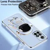 Mobiltelefonfodral Luxury Astronaut Fold Stand Phone Case för en plus 10 Pro 5G 9R 9RT 8T Pro Lens Protection Sock Proof Soft TPU Back Cover L230731