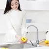 Rubinetti da cucina Rubinetto con sensore intelligente in acciaio inossidabile Alimentato a batteria Accessori per rubinetti a risparmio idrico per bagno domestico a prova di fuoriuscite