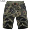 Shorts pour hommes HLJGG été Camouflage pantalons de survêtement décontractés surdimensionnés pour homme haute qualité sport masculin Fitness