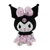 Wholesale 4 Kinds of Cute Kuromi Plush Toys Children's Game Playmate Holiday Gift Doll Hine Prizes