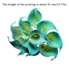 Dekorativa blommor Valentines Floral Centerpieces for Tables Pu Calla Lily Simulation Flower Home Decoration Artificial Cemetery