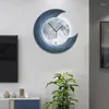 Horloges murales acrylique esthétique Quartz horloge grande taille luxe enfants élégant lumineux Reloj De Pared moderne décor à la maison YY50WC